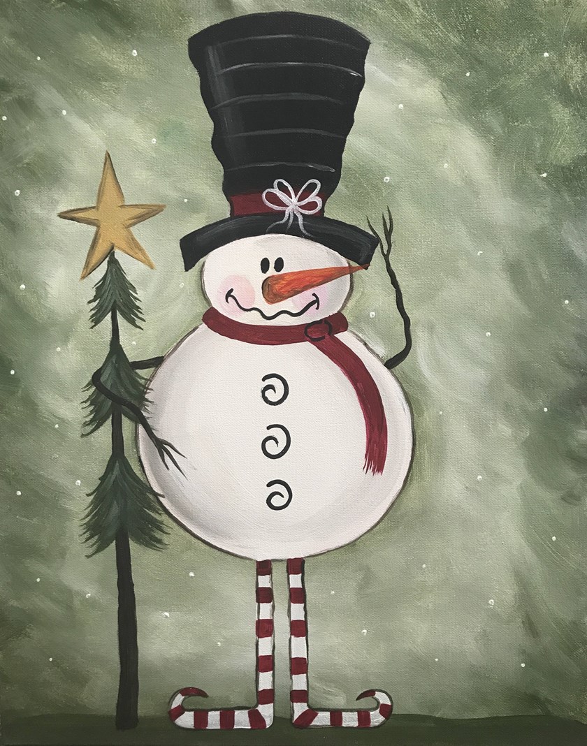 folk-art-snowman-tv